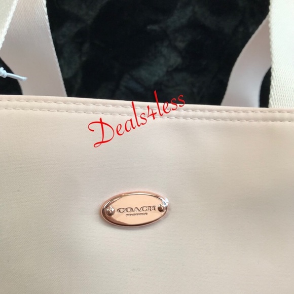 Coach Tote Bag Purse Handbag Shoulder Travel Beach - Picture 6 of 6